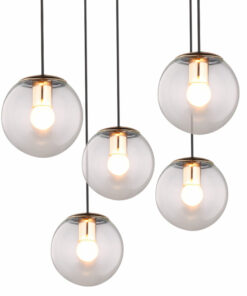 Đèn thả trang trí thủy tinh trong suốt T2003