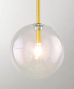 Đèn thả trang trí thủy tinh trong suốt D2023