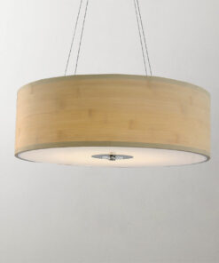 Đèn thả lá gỗ trang trí D2029