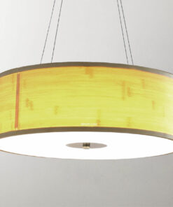 Đèn thả lá gỗ trang trí D2029