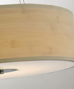 Đèn thả lá gỗ trang trí D2029