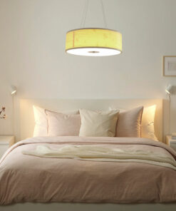 Đèn thả lá gỗ trang trí D2029