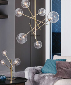 Đèn chùm thủy tinh trong suốt D3128