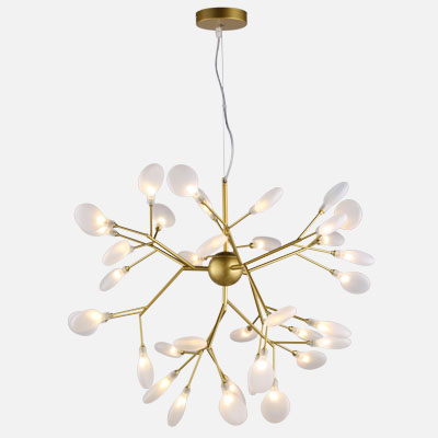 Đèn thả Hera thủy tinh 36 lá D3133