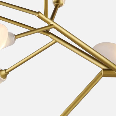 Đèn thả Hera thủy tinh 36 lá D3133