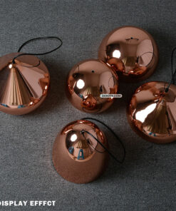 Đèn thả trang trí nhũ vàng hồng hiện đại D3183