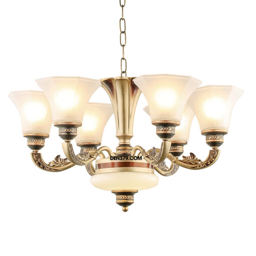 Đèn chùm 6 tay phong cách cổ điển D3192