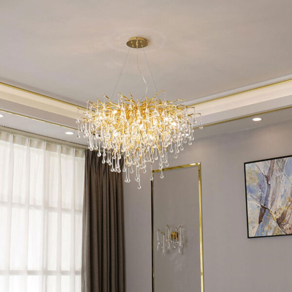 Đèn trang trí pha lê giọt nước D3138