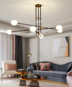 Đèn chùm trang trí 6 bóng xoay nhiều hướng D3161