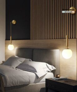 Đèn gắn tường trang trí quả cầu thủy tinh Q215