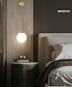Đèn gắn tường trang trí quả cầu thủy tinh Q215