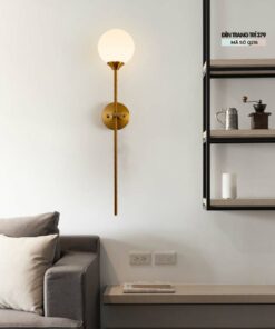 Đèn gắn tường trang trí quả cầu thủy tinh Q216