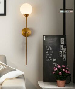 Đèn gắn tường trang trí quả cầu thủy tinh Q216