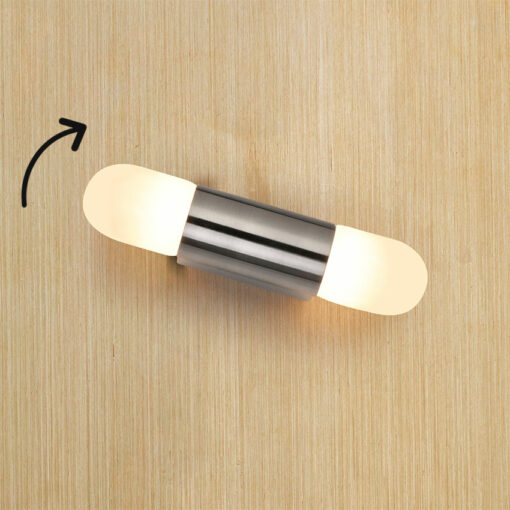 Đèn gắn tường inox cao cấp đầu giường, soi tranh, gương QK6032