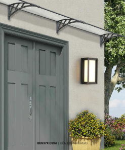 Đèn gắn tường ngoài trời ô vuông hiện đại QK659