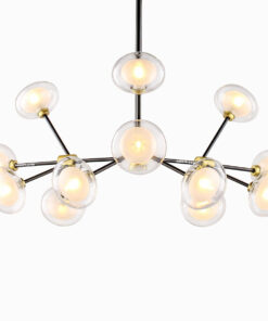 Đèn chùm trang trí hiện đại thủy tinh 12 bóng D3190