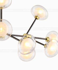 Đèn chùm trang trí hiện đại thủy tinh 12 bóng D3190