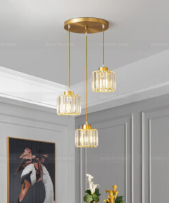 Đèn thả trang trí thủy tinh D3068G/3