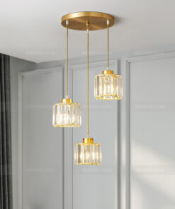 Đèn thả trang trí thủy tinh D3068G/3