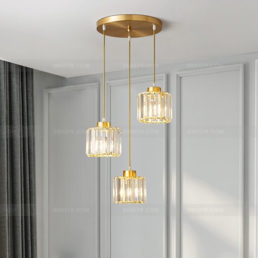 Đèn thả trang trí thủy tinh D3068G/3