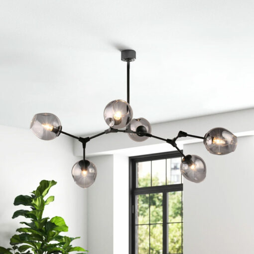 Đèn chùm thủy tinh trang trí D8085B/6