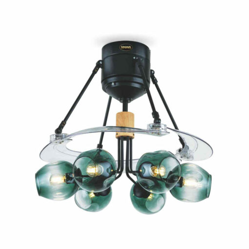 Đèn chùm quạt trần trang trí SINWA QY006