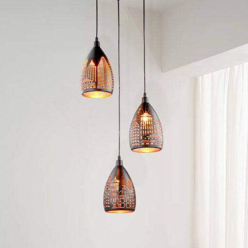 Đèn thả bàn ăn 3 bóng D3179/3