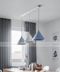 Đèn thả chiếc nón nhiều màu sắc hiện đại DK38