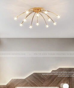 Đèn chùm ốp trần trang trí ngôi sao DN69/21