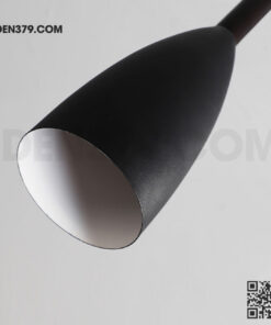 Đèn thả trang trí hợp kim chuôi gỗ DC65