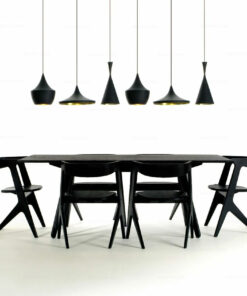 Đèn thả trang trí chụp hợp kim sơn tĩnh điện DH28