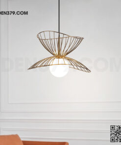 Đèn thả trang trí thủy tinh khung lưới DH77