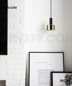 Đèn thả hợp kim trên đen duối vàng DK35C