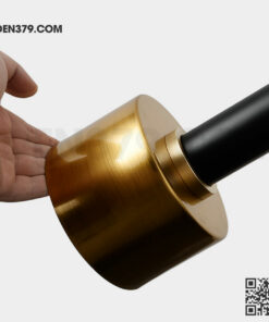Đèn thả hợp kim trên đen duối vàng DK35C
