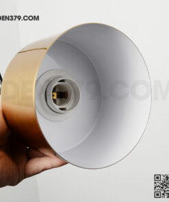 Đèn thả hợp kim trên đen duối vàng DK35C