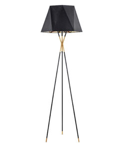 Đèn sàn 3 chân chụp đen hiện đại FA217