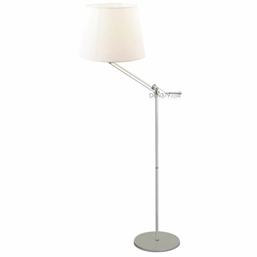 Đèn cây đứng thân inox chụp đèn trắng FS8020