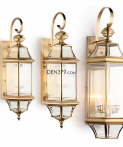 Đèn tường đồng trang trí ngoài trời Q328