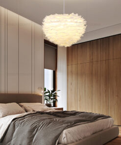 Đèn thả, đèn thả lông vũ,đèn thả trang trí,đèn trang trí