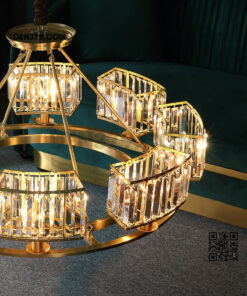 Đèn chùm pha lê trang trí cao cấp DA1167