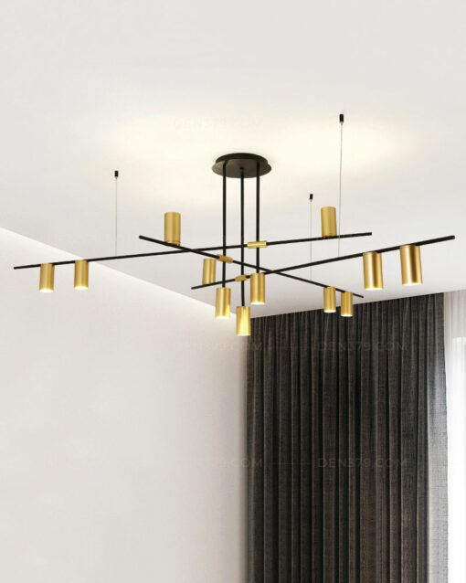 Đèn trang trí phòng khách rọi 12 đầu DC110/12