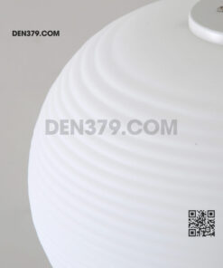 Đèn thả thủy tinh màu trắng sứ cao cấp DC25
