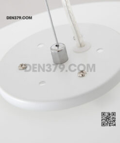 Đèn thả thủy tinh màu trắng sứ cao cấp DC25