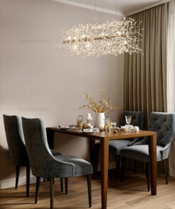 Đèn thả trang trí,đèn thả pha lê, đèn thả,đèn thả trang trí bàn ăn,đèn chùm bàn ăn