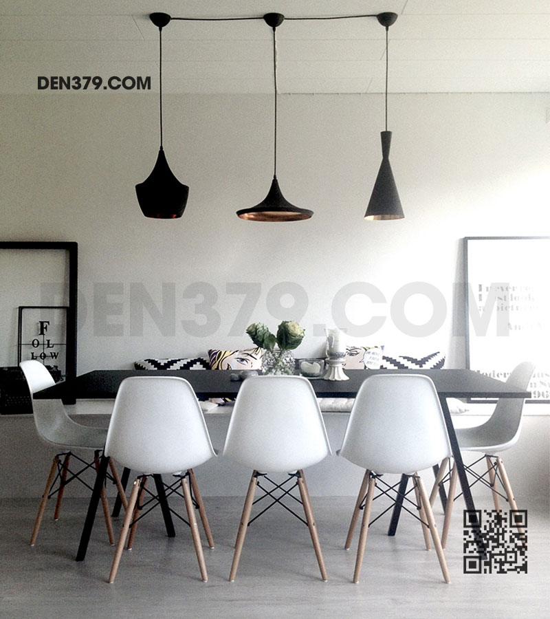 Đèn thả trang trí chụp hợp kim DH28A