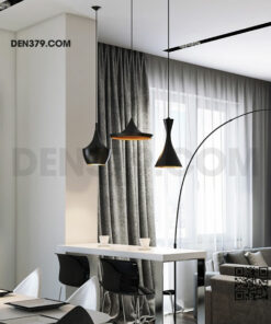 Đèn thả trang trí chụp hợp kim DH28A