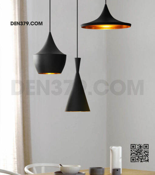 Đèn thả trang trí chụp hợp kim DH28A