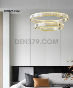 Đèn thả trang trí vòng pha lê cao cấp DH8075