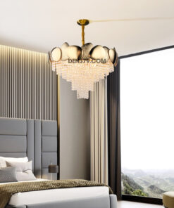Đèn chùm trang trí pha lê cao cấp DV8237