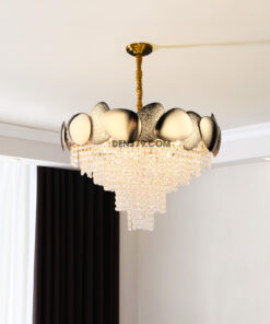 Đèn chùm trang trí pha lê cao cấp DV8237